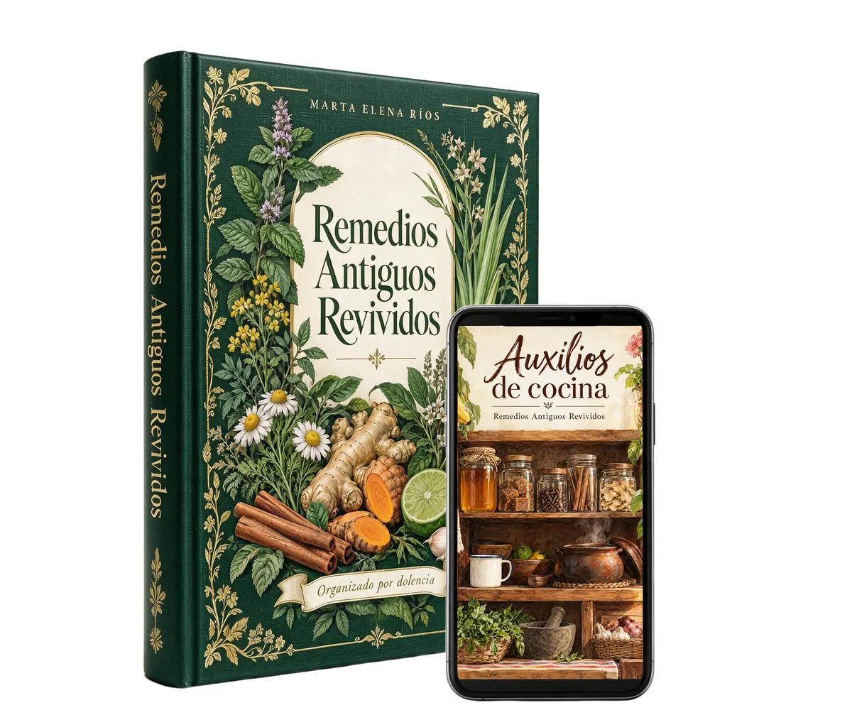 El combo El libro + Auxilios de cocina de Remedios Antiguos Revividos